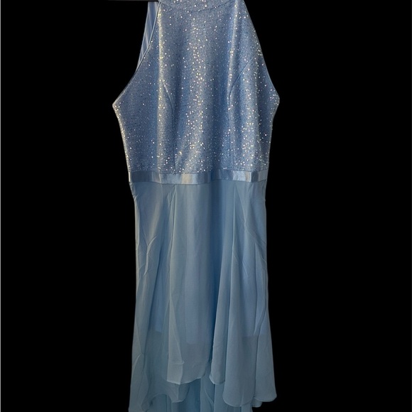 Dressystar Sparkling Blue Sleeveless high low Dress - Picture 2 of 10